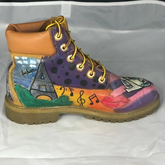Customized Women's Timberland Boots Womens size 7 Mens Size 5 1/2 - Picture 3 of 11